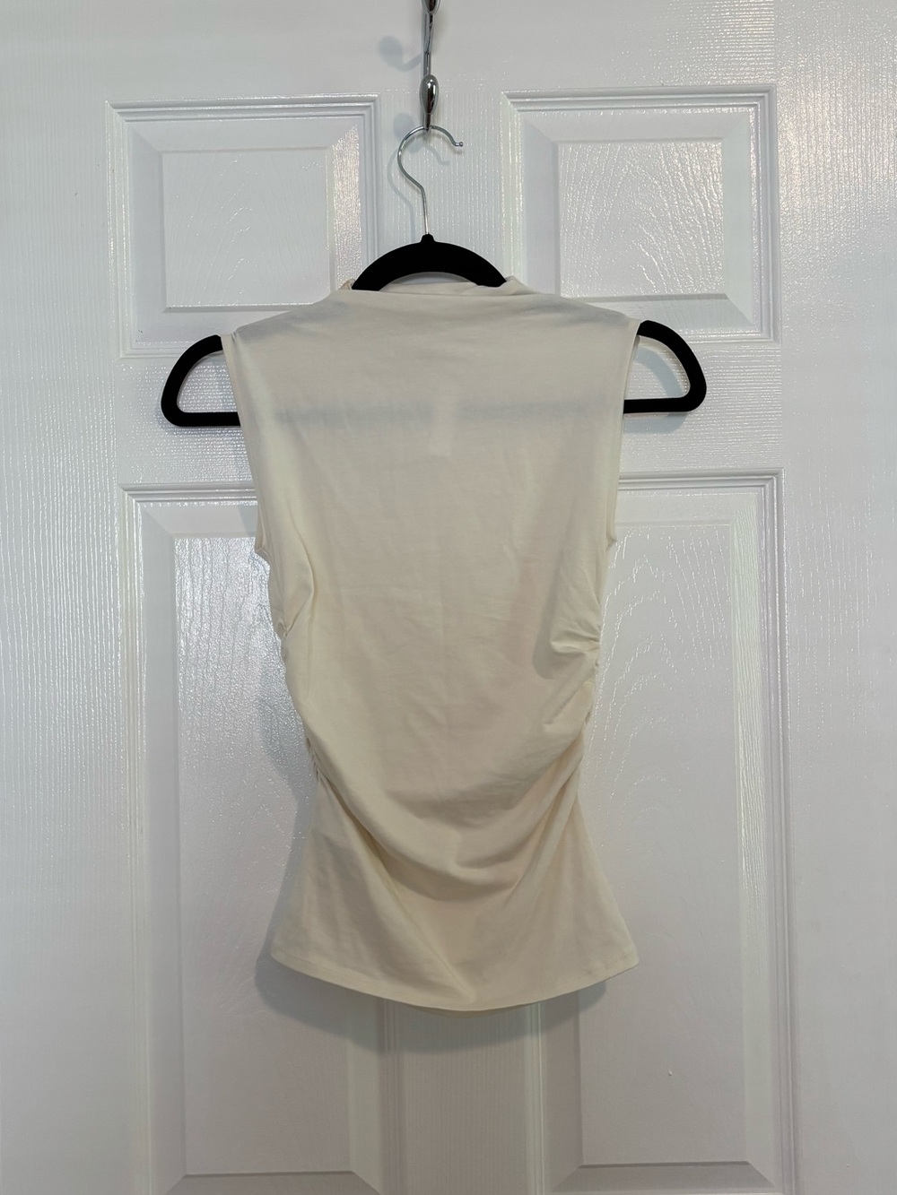 Madewell Ruched Mockneck Tank - Picture 8 of 10